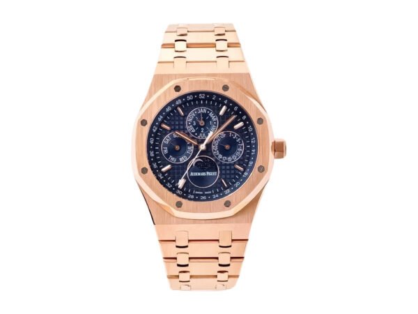 Royal Oak ‘Perpetual Calendar’ Pink Gold with Blue Dial (41mm)