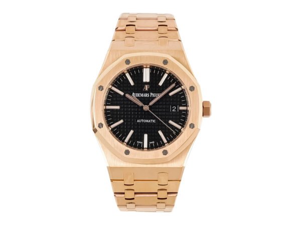 Royal Oak Pink Gold with Black Dial (41mm) – 15400