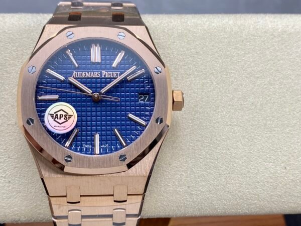 Audemars Piguet Royal Oak Selfwinding 41mm 15510OR.OO.1320OR.03 Full Rose Gold Blue Dial