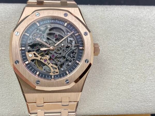 Audemars Piguet Royal Oak Double Balance Wheel Openworked 41mm 15407OR.OO.1220OR.01 Full Rose Gold Skeletonized Dial