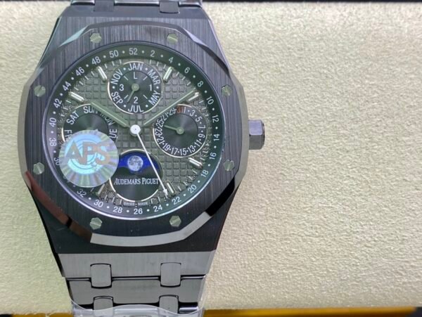 Audemars Piguet Royal Oak Perpetual Calendar Selfeinding 41mm 26579CB.OO.1225CB.01 Full Black Ceramic Black Dial