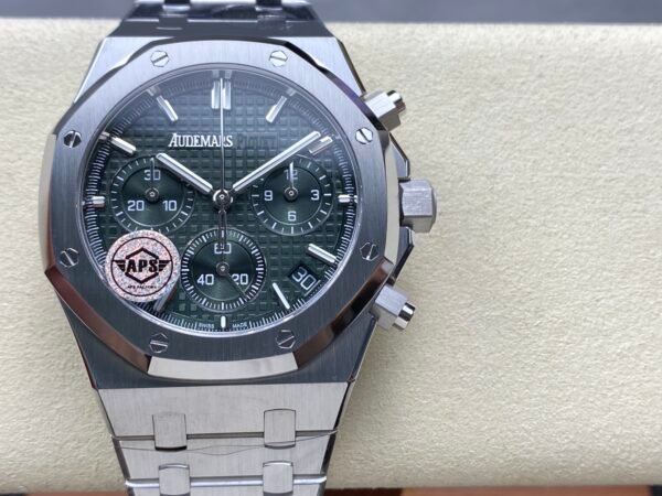 Audemars Piguet Royal Oak Chronograph 26240ST.OO.1320ST.08 41mm Full Steel Green Dial