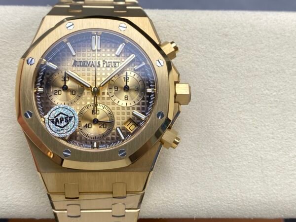 Audemars Piguet Royal Oak Chronograph 26240BA.OO.1320BA.02 41mm Full Yellow Gold Gradient Yellow Gold Dial