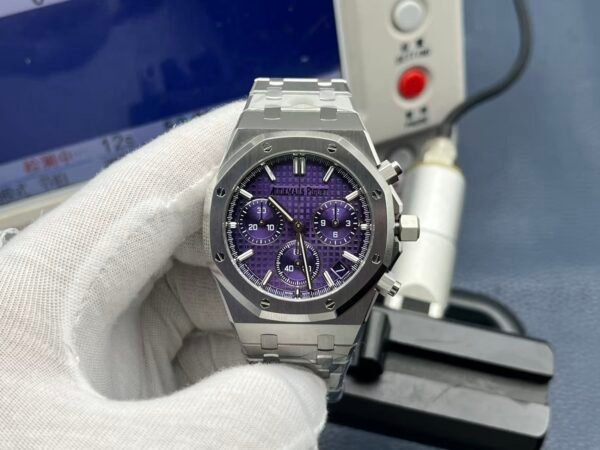 Audemars Piguet Royal Oak Chronograph 26240BC.OO.1320BC.01 41mm Full Steel Purple Dial