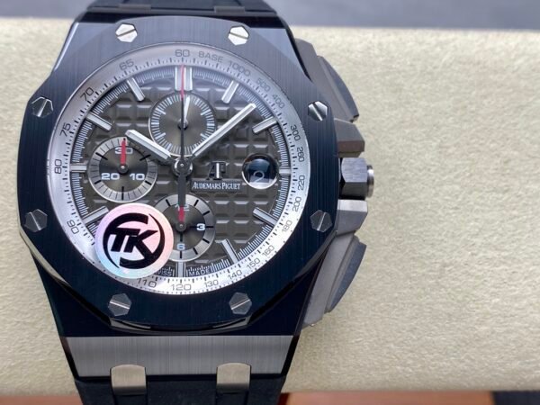 Audemars Piguet Royal Oak Offshore Chronograph 26400AU.OO.A002CA.01 44mm Ceramic Rubber Strap Black Dial