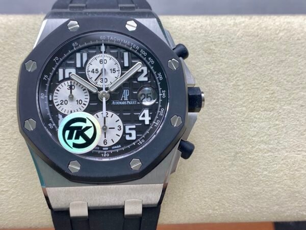 Audemars Piguet Royal Oak Offshore Chronograph 25940SK.OO.D002CA.01 42mm Steel Rubber Strap Arabic Numerals Black Dial