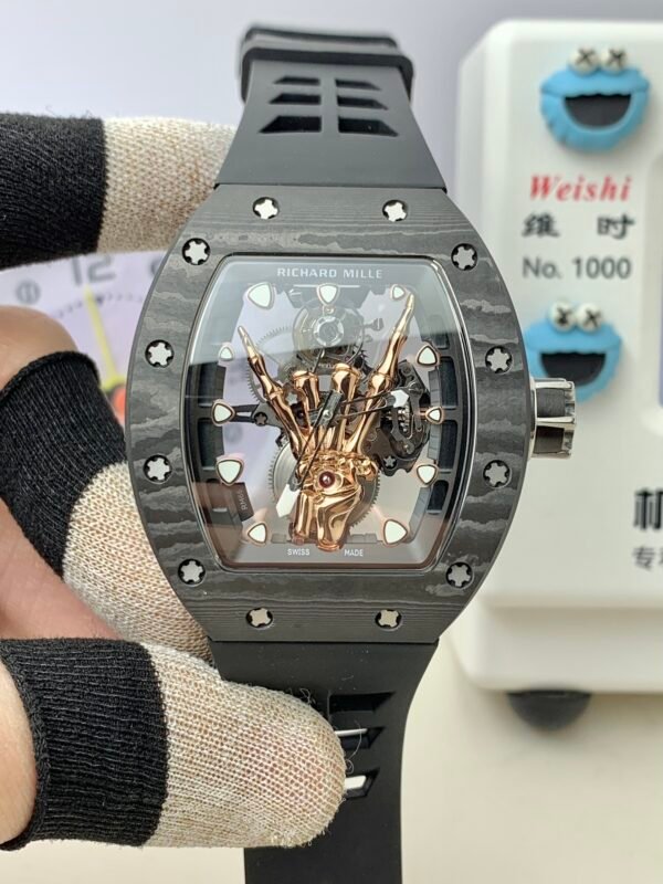 Richard Mille Modified Customized Richard RM66 Tourbillon Devil’s Hand Black Imported