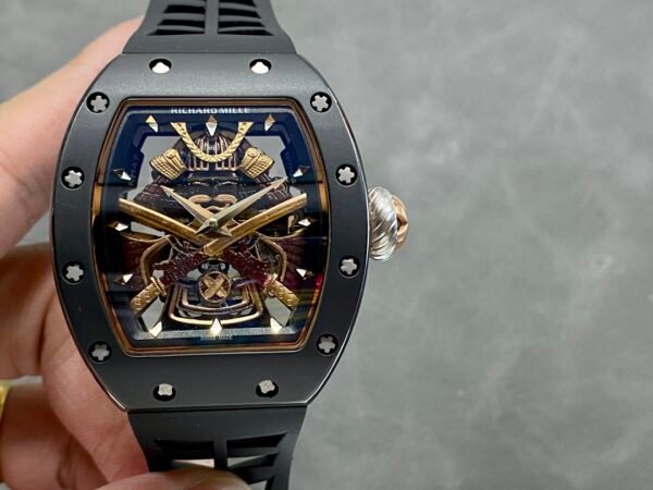 YS Factory Richard Mille Darth Vader Watch RM47 43mm Ceramic Rubber Strap Skeletonized Dial